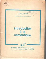Introduction à la sémantique