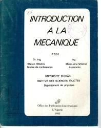 Introduction à la mécanique