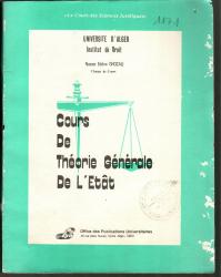 cours de théorie générale de l'état