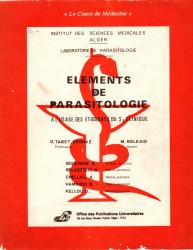 éléments de parasitologie