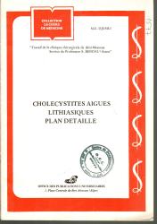 Cholecysttes aigues lithiasiques plan detaille