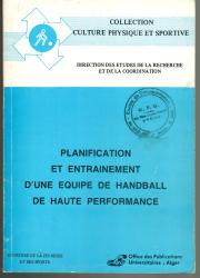 Planification et entrainement d'une équipe de handball de haute performance
