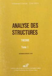 Analyse des structures - Théorie - T1
