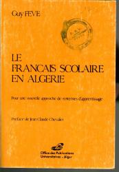 Le français scolaire en Algérie