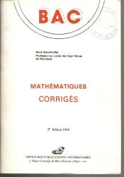 BAC : Mathématique C.E corrigés