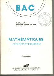 BAC : Mathématiques: Exercices et problèmes