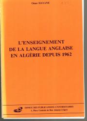 L'enseignement de la langue anglaise en Algérie depuis 1962