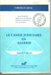 Le casier judiciaire en Algérie