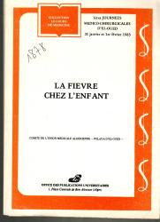 La fièvre chez l'enfant