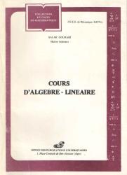 Cours d'algèbre linéaire