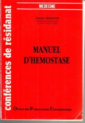Manuel d'hémostase