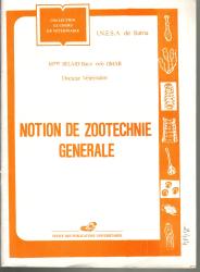 Notion de zootechnie générale