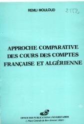 Approche comparative des cours des comptes Française et Algérienne