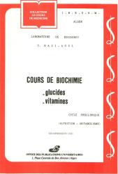 Cours de biochimie -glucides vitamines