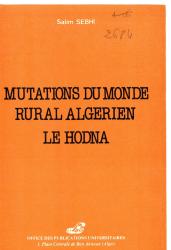 Mutation du monde rural algérien le HODNA