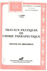 Travaux Pratique chimie thérapeutique