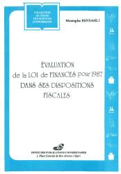 évaluation de la loi de finance