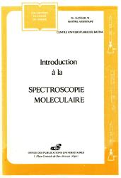 Introduction à la spectroscopie moléculaire
