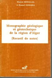 Monographie géologique et géotechnique de la région d'Alger
