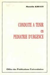 Conduite à tenir en pédiatrie d'urgence