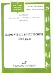éléments de phytotéchnie générale