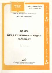 bases de la thermodynamique classique