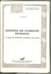 Notions de fiabilité humaine