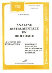 Analyse instrumentale en biochimie