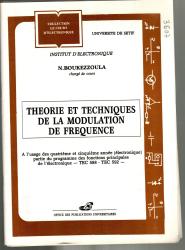 Théorie et technique de la modulation de fréquence