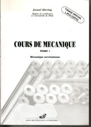 Cours de mécanique - TOME 1