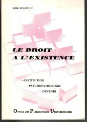Le droit a l'existence