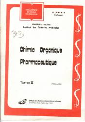 Chimie organique pharmaceutique T3