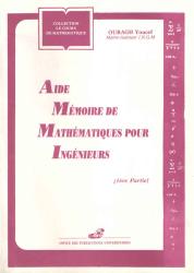 Aide-mémoire de mathématiques pour ingénieurs part01