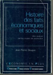 Histoire des faits économiques et sociaux