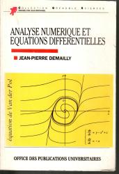 Analyse numérique et équations différentielles