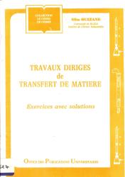 TD de transfert de matière