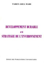 Développement durable et stratégie de l'environnement