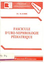 fascicule d'uro-nephrologie pédiatrique