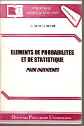 Eléments de probabilités et de statistique