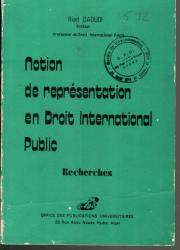 Notion de représentations en droit public