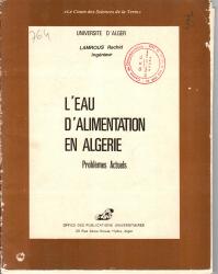 L’eau d'alimentation en Algérie