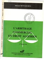 L'arbitrage commercial en droit Algérien