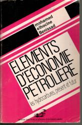 Eléments d'économie pétrolière