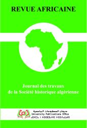 revue africaine n°33 -1889