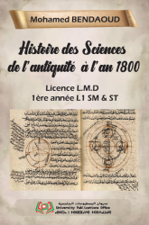 Histoire des Sciences de l’antiquité à l’an 1800/Licence L.M.D 1ière année L1 SM & ST