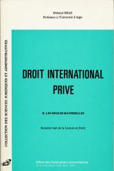 Droit international privé T2- Les règles matérielles