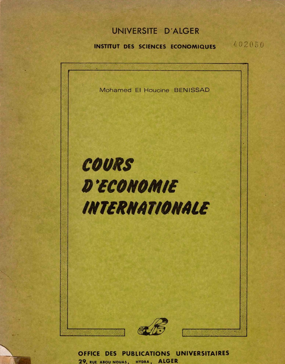 Cours d'économie internationale