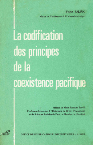 La codification des principes de la coexistence pacifique