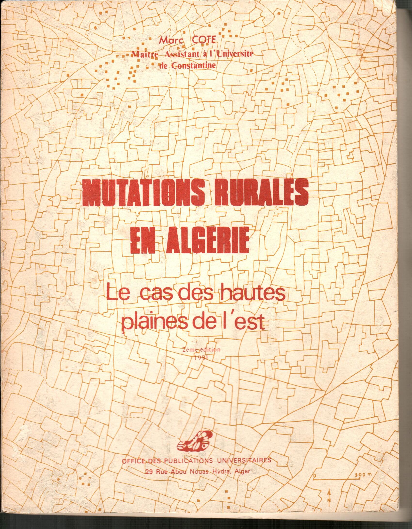 Mutation rurale dans les hautes plaines algériennes