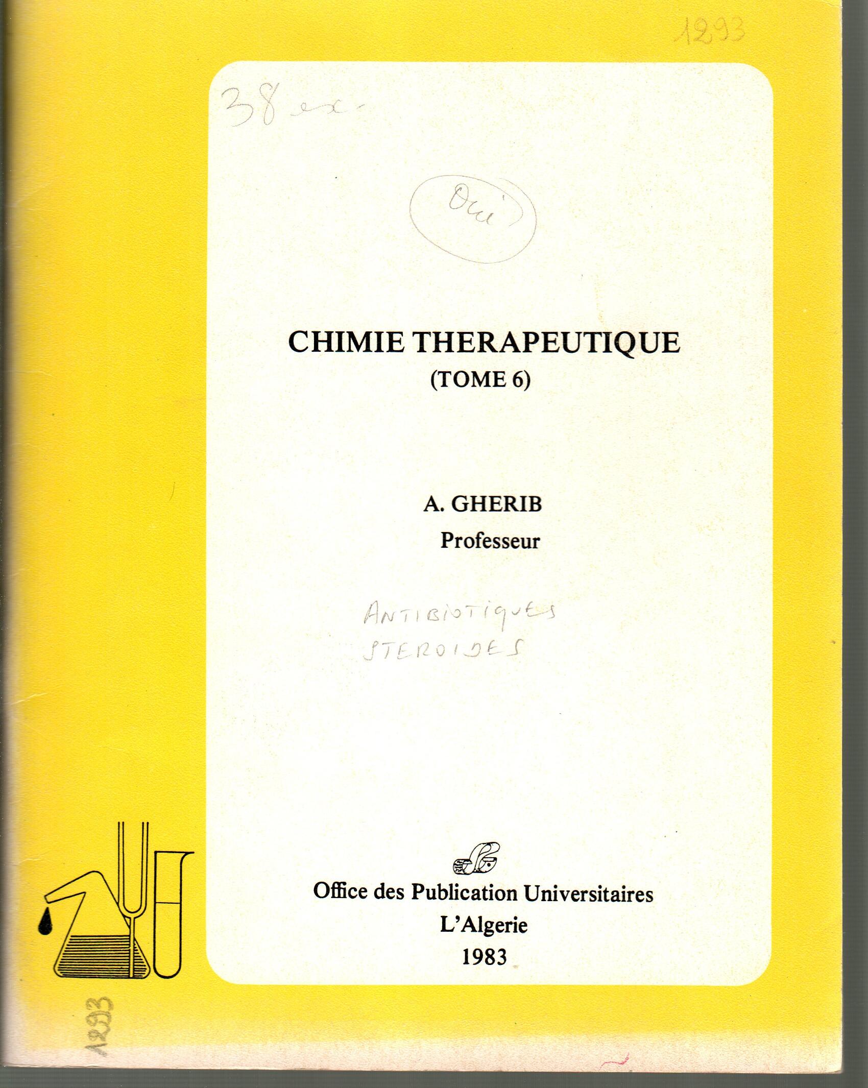 Chimie thérapeutique tome 6